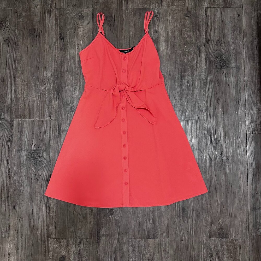 Forever 21 Coral Skater Dress Size Small